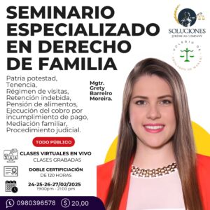 SEMINARIO ESPECIALIZADO EN DERECHO DE FAMILIA
