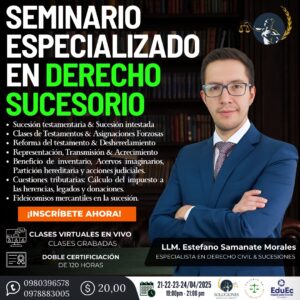 SEMINARIO ESPECIALIZADO EN DERECHO SUCESORIO