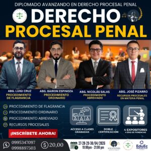 DIPLOMADO AVANZADO EN DERECHO PROCESAL PENAL
