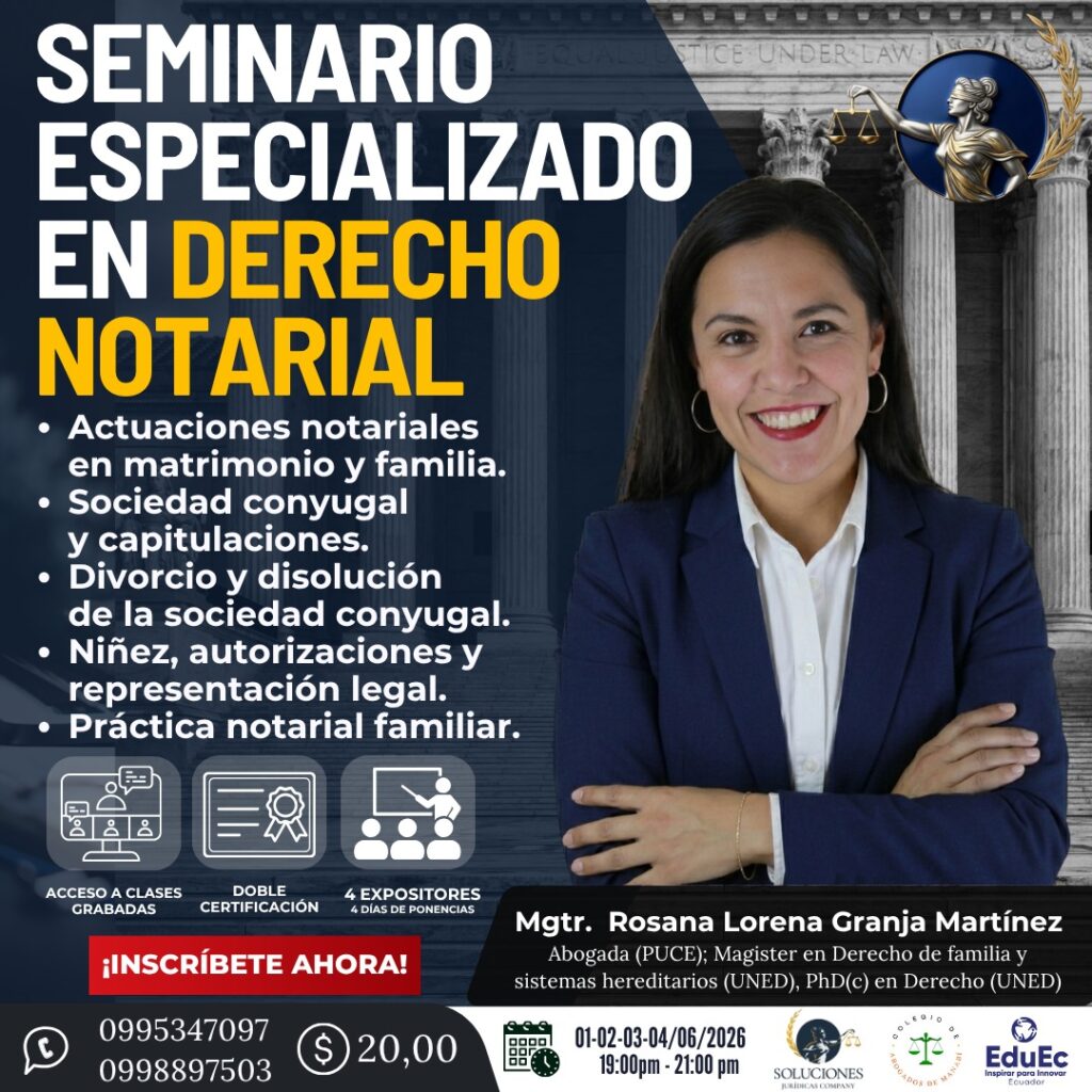 SEMINARIO ESPECIALIZADO EN DERECHO NOTARIAL