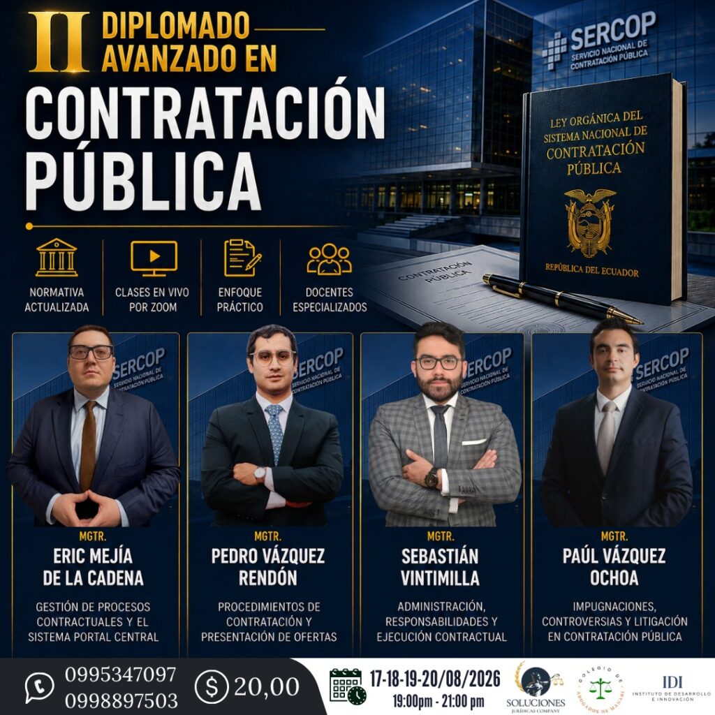 II DIPLOMADO EN CONTRATACIÓN PÚBLICA