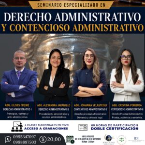 SEMINARIO ESPECIALIZADO EN DERECHO ADMINISTRATIVO