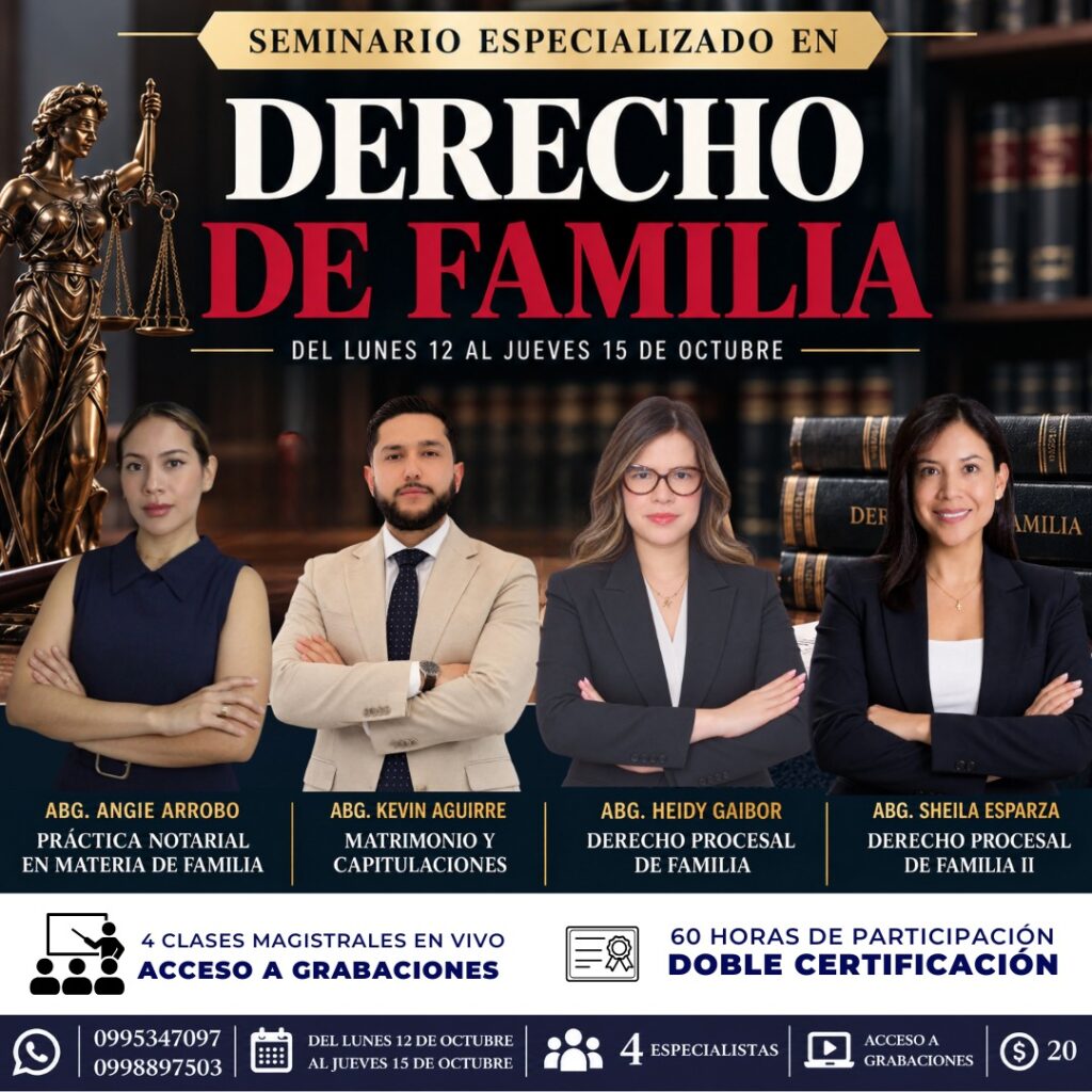 SEMINARIO ESPECIALIZADO EN MATERIA DE FAMILIA